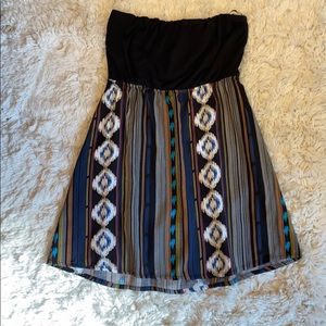 Strapless dress